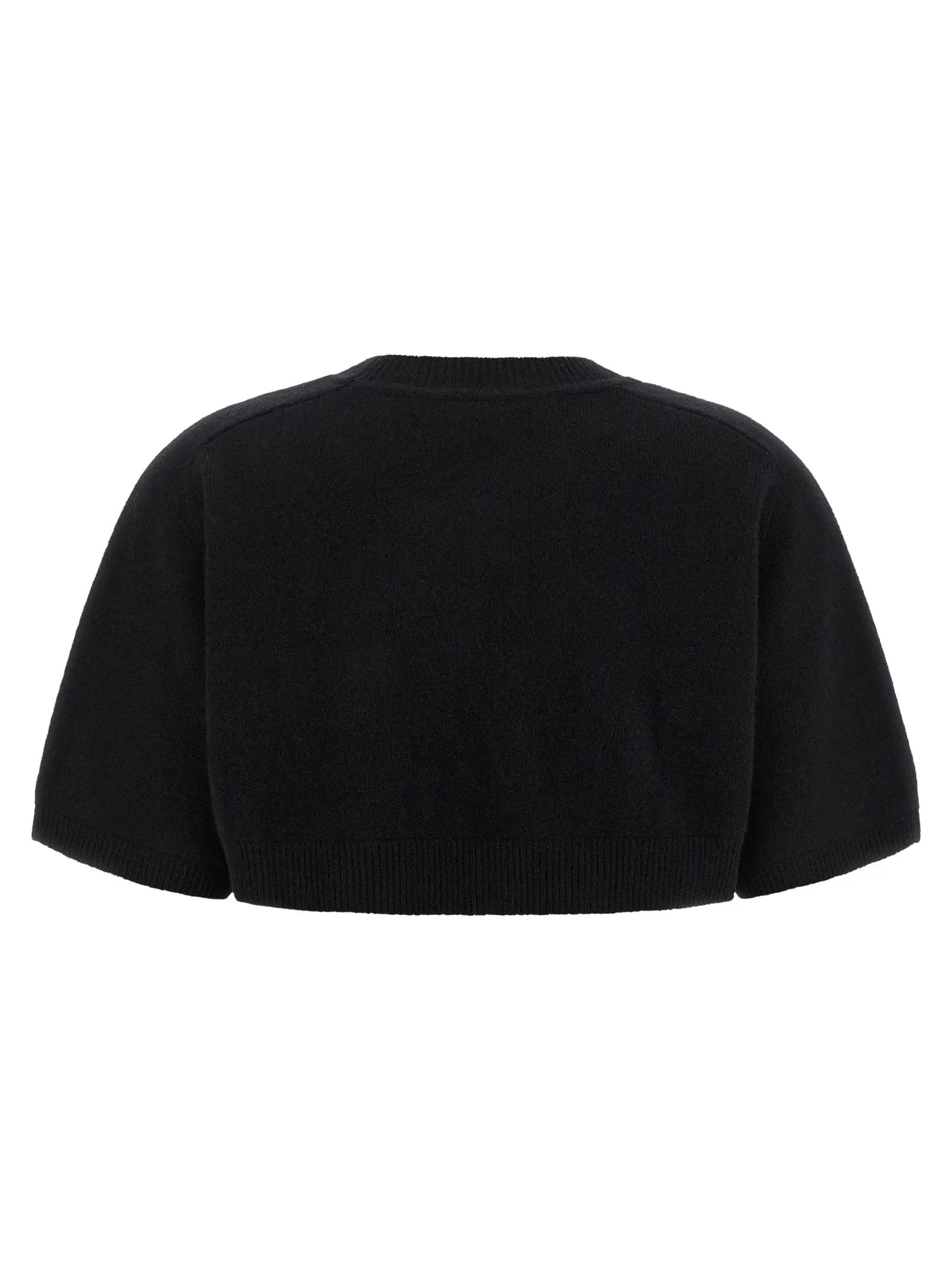 Elisabetta Franchi Black Wool Sweatshirt