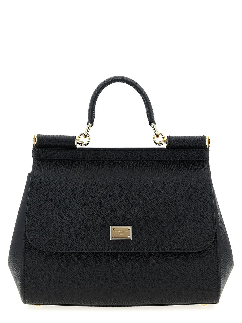 Dolce & Gabbana Black Calfskin Handbag
