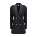 Versace Black Wool Oves Aries Blazer