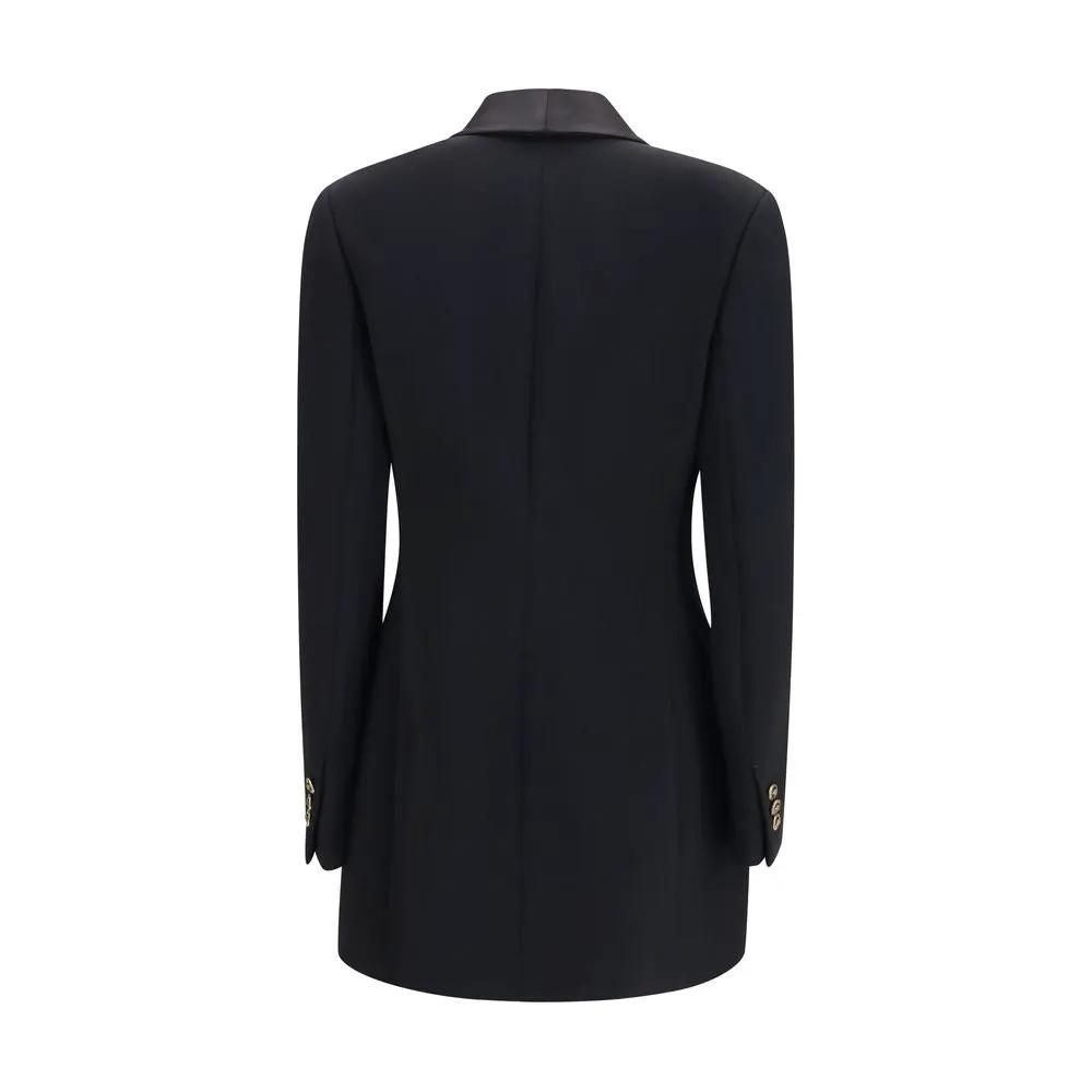 Versace Black Wool Oves Aries Blazer