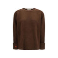Tory Burch Brown Wool Oves Aries Sweatshirt
