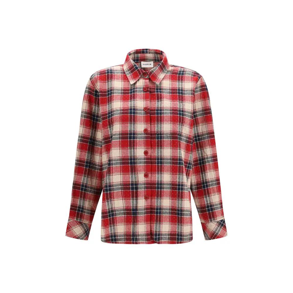 P.A.R.O.S.H. Multicolor Cotton Pattern Shirt