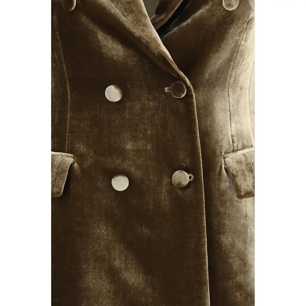 P.A.R.O.S.H. Brown Viscose Blazer