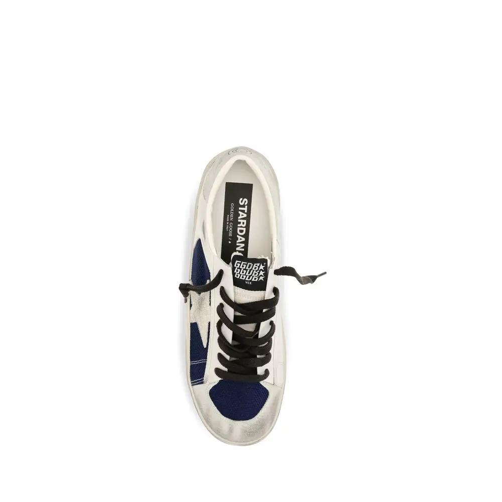 Golden Goose Golden Goose Gray Calf Leather Bos Taurus Low Top Sneakers