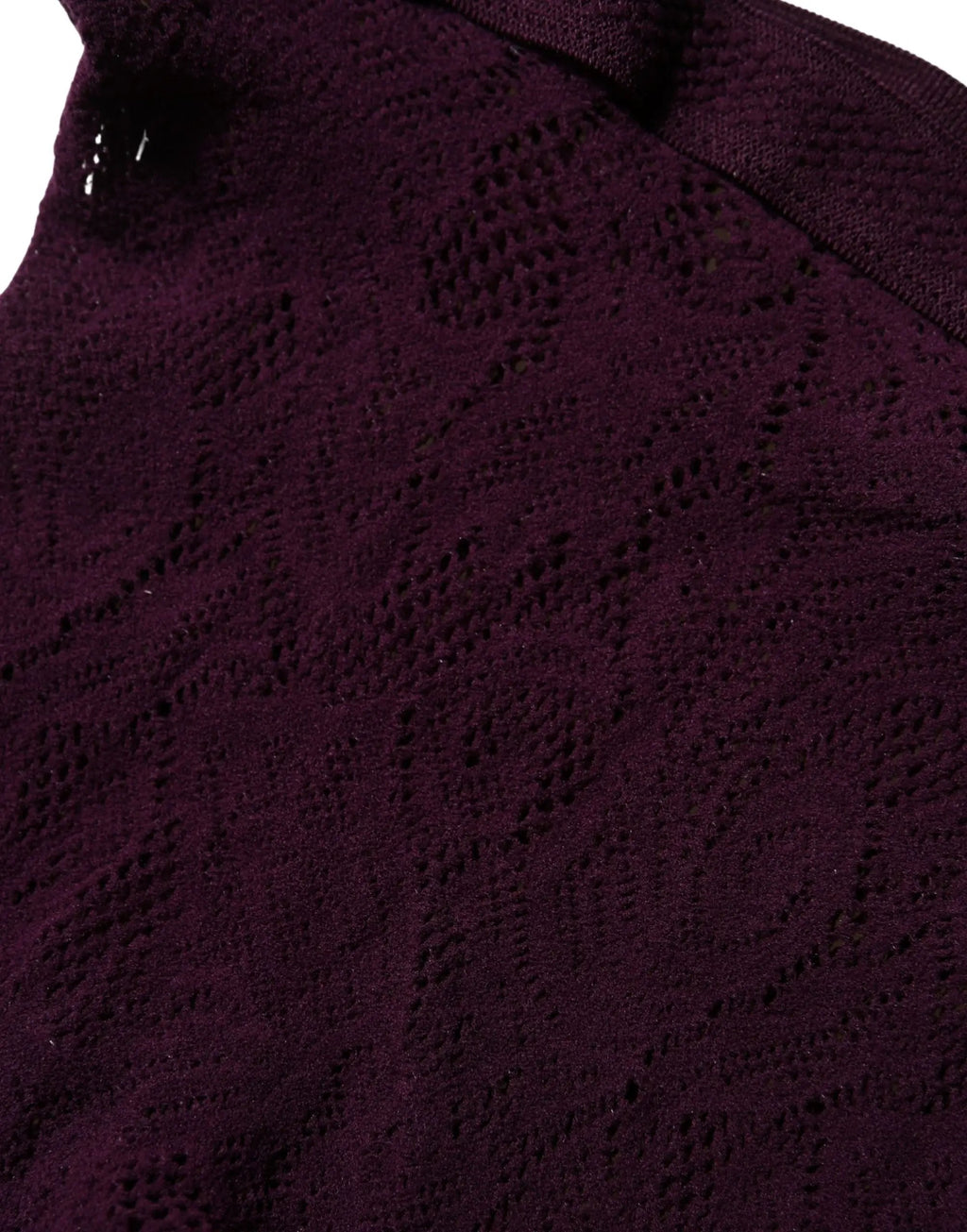 Dries Van Noten Violet Floral Fishnet Tights Stockings Pantyhose Socks