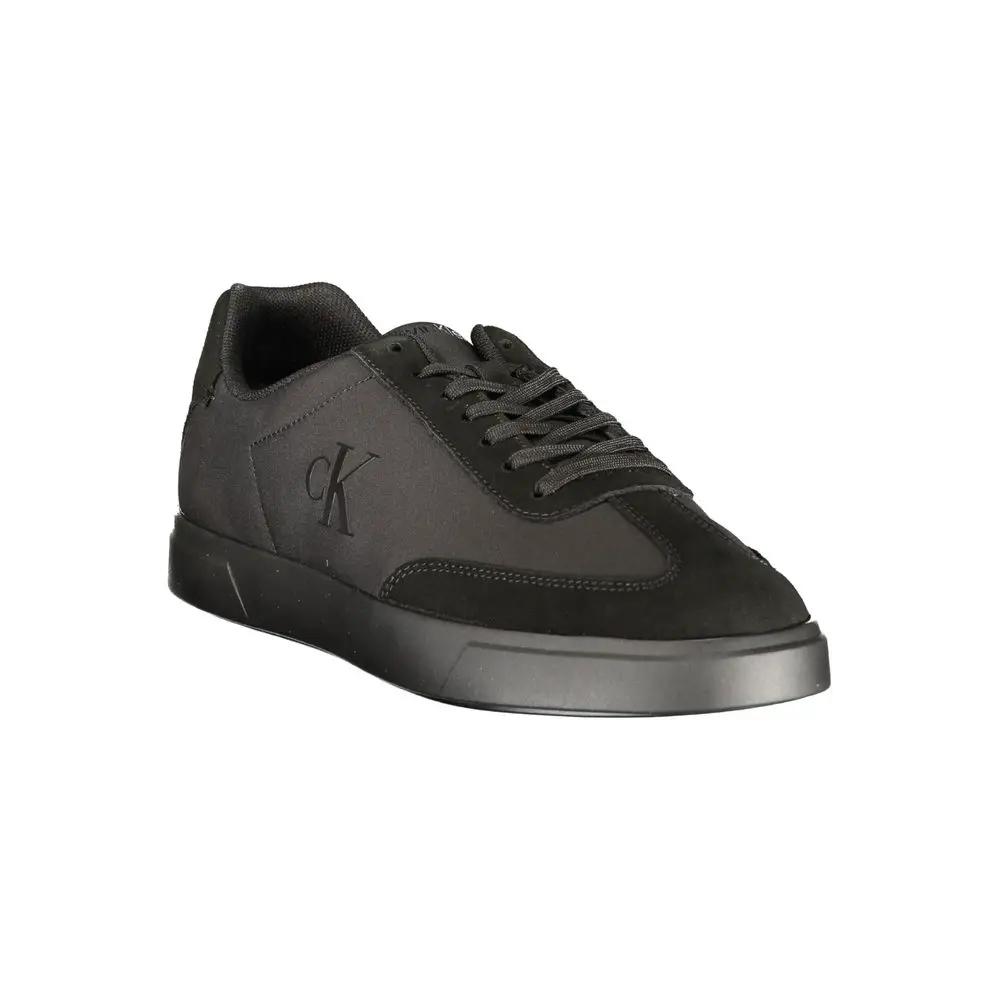 Calvin Klein Black Polyester Men's Sneaker