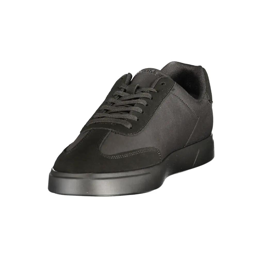 Calvin Klein Black Polyester Men's Sneaker
