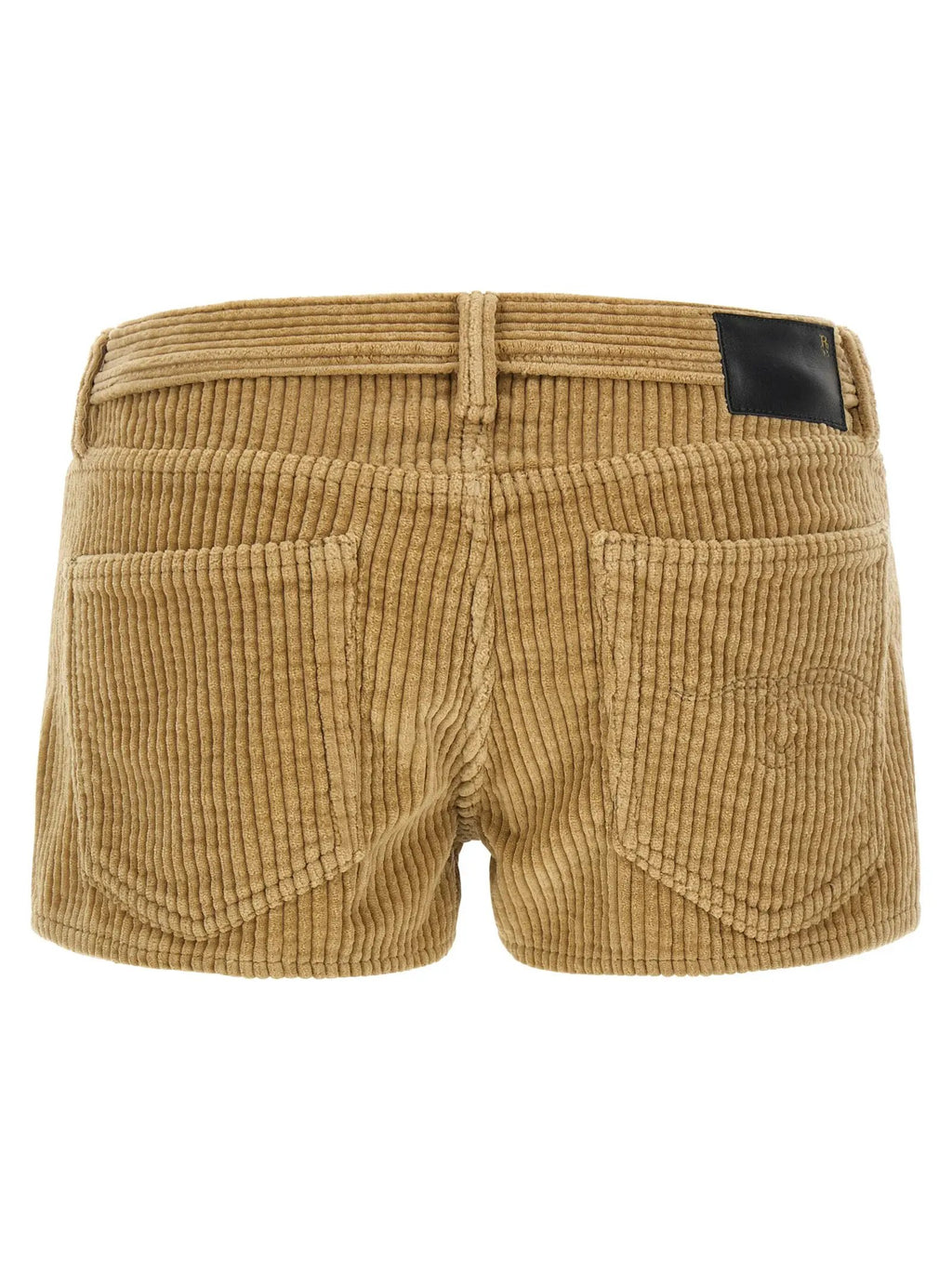 R13 Beige Cotton Bermuda Shorts