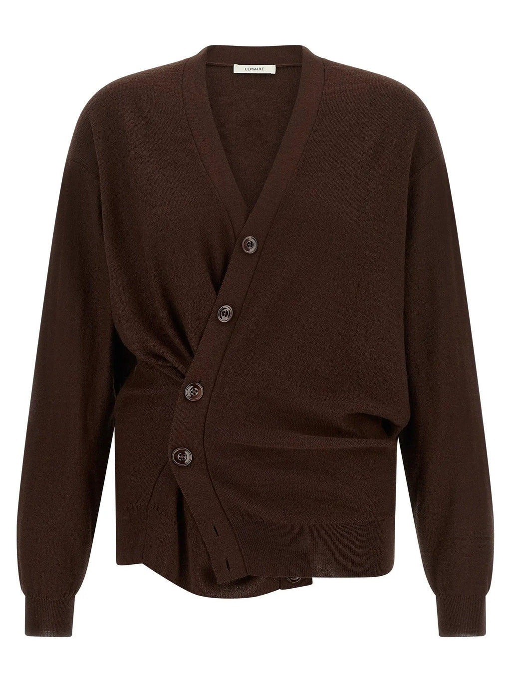 Cardigan en Laine Bordeaux Lemaire