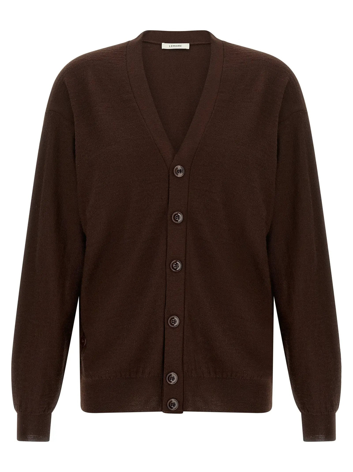 Cardigan en Laine Bordeaux Lemaire
