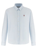 Blouse en coton bleue Ami Paris