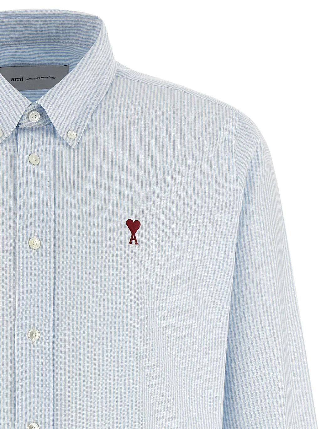 Blouse en coton bleue Ami Paris