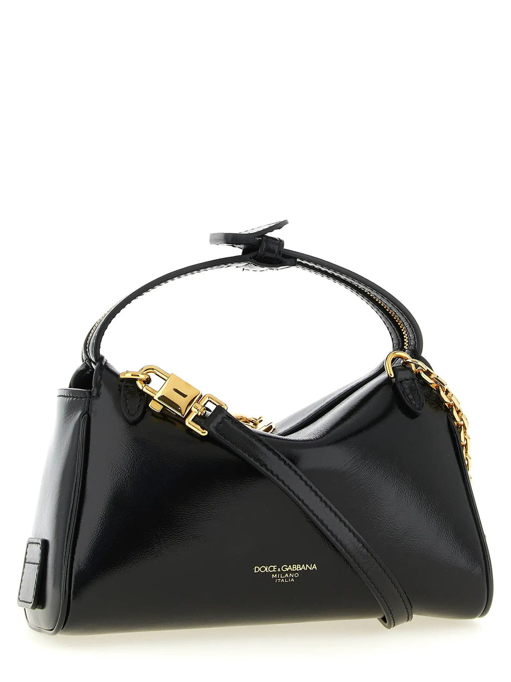 Dolce & Gabbana Black Calfskin Handbag