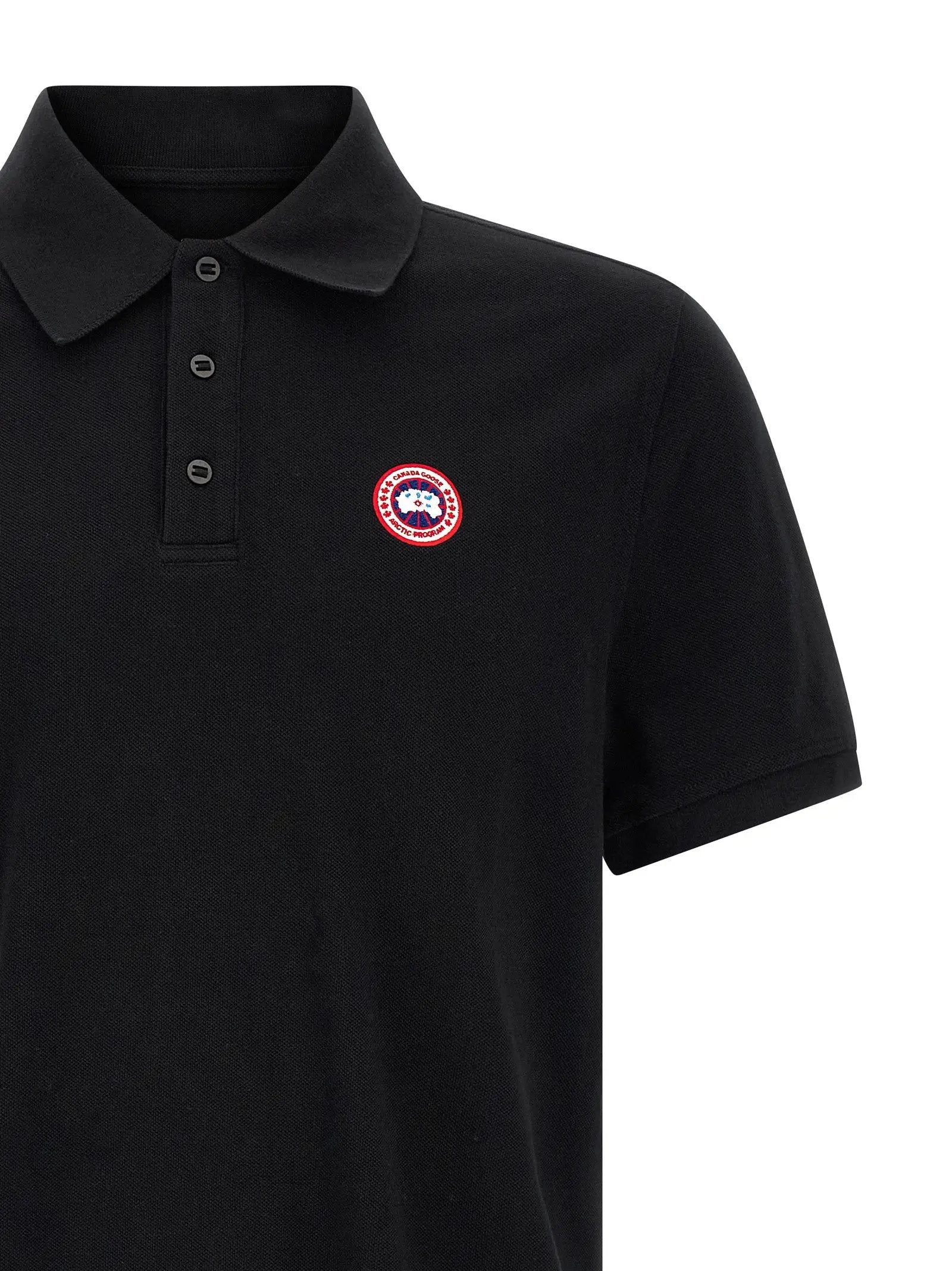 Canada Goose Black Cotton Polo Shirt