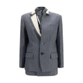 Sacai Gray Wool Oves Aries Jacket