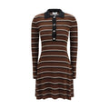 Ganni Brown Wool Oves Aries Casual Dress