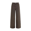 P.A.R.O.S.H. Brown Cotton Casual Pants