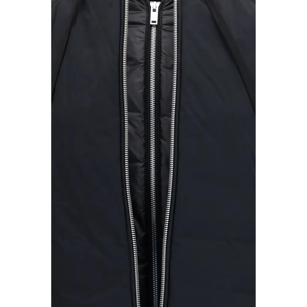 Moose Knuckles Black Nylon Bomber