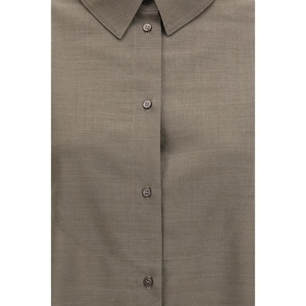 Jacquemus Gray Cotton Shirt