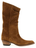 Khaite Brown Calfskin Chelsea Boots