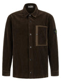 Stone Island Brown Cotton Blouse