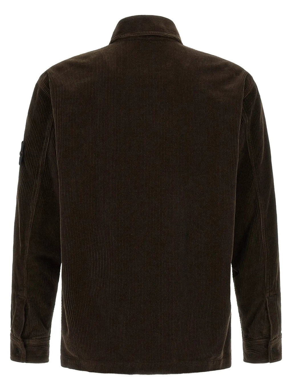 Stone Island Brown Cotton Blouse
