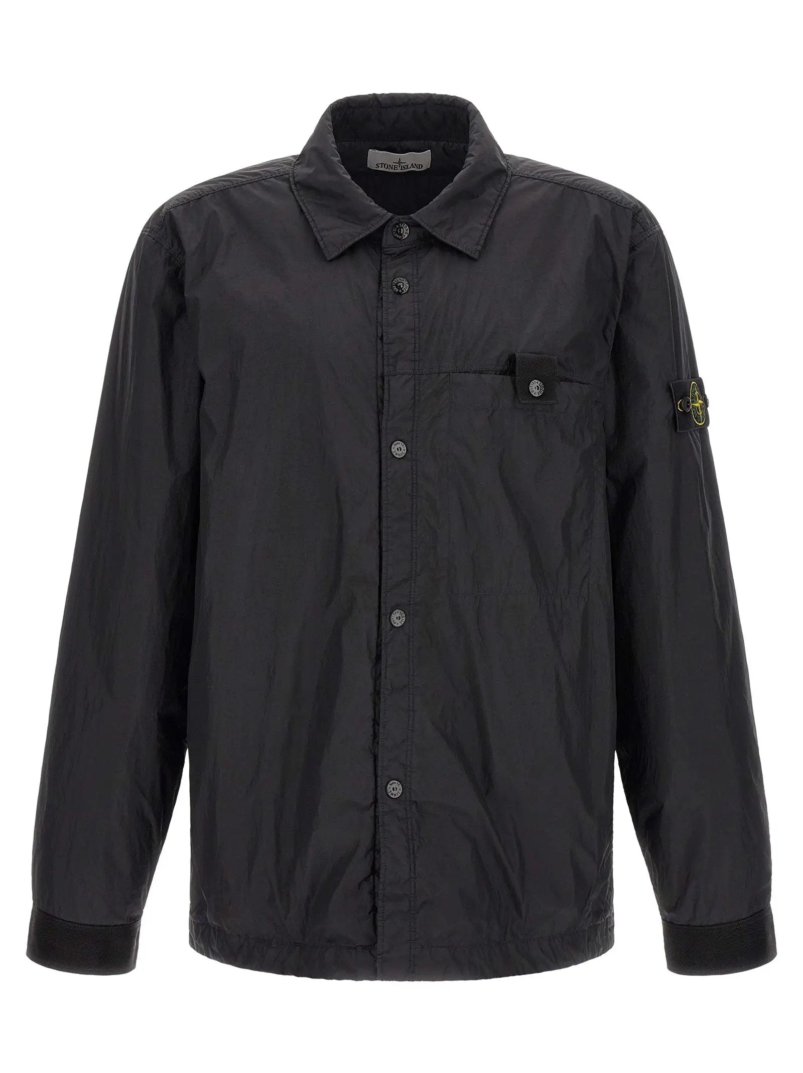 Stone Island Black Polyamide Shell Jacket