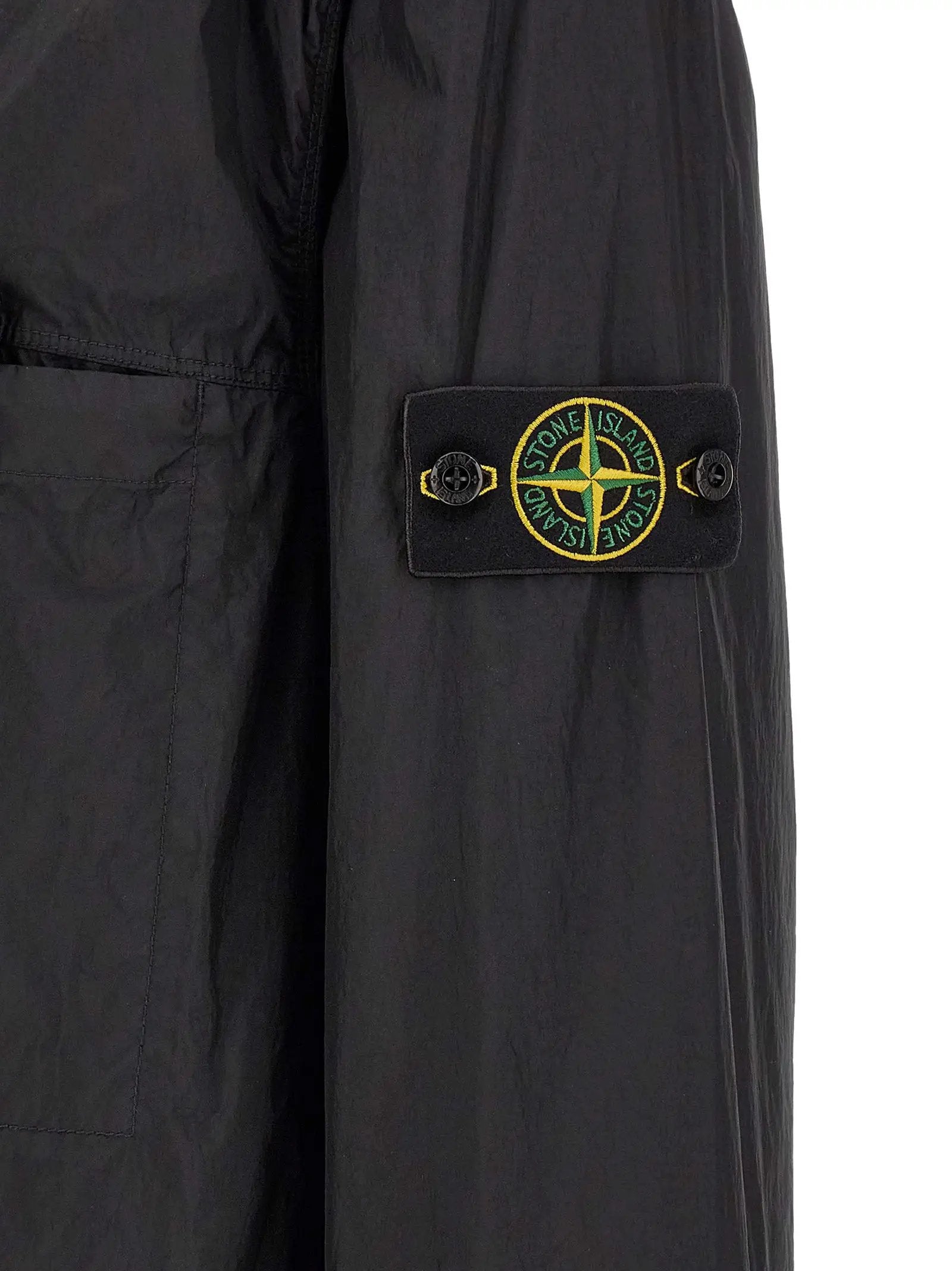 Stone Island Black Polyamide Shell Jacket