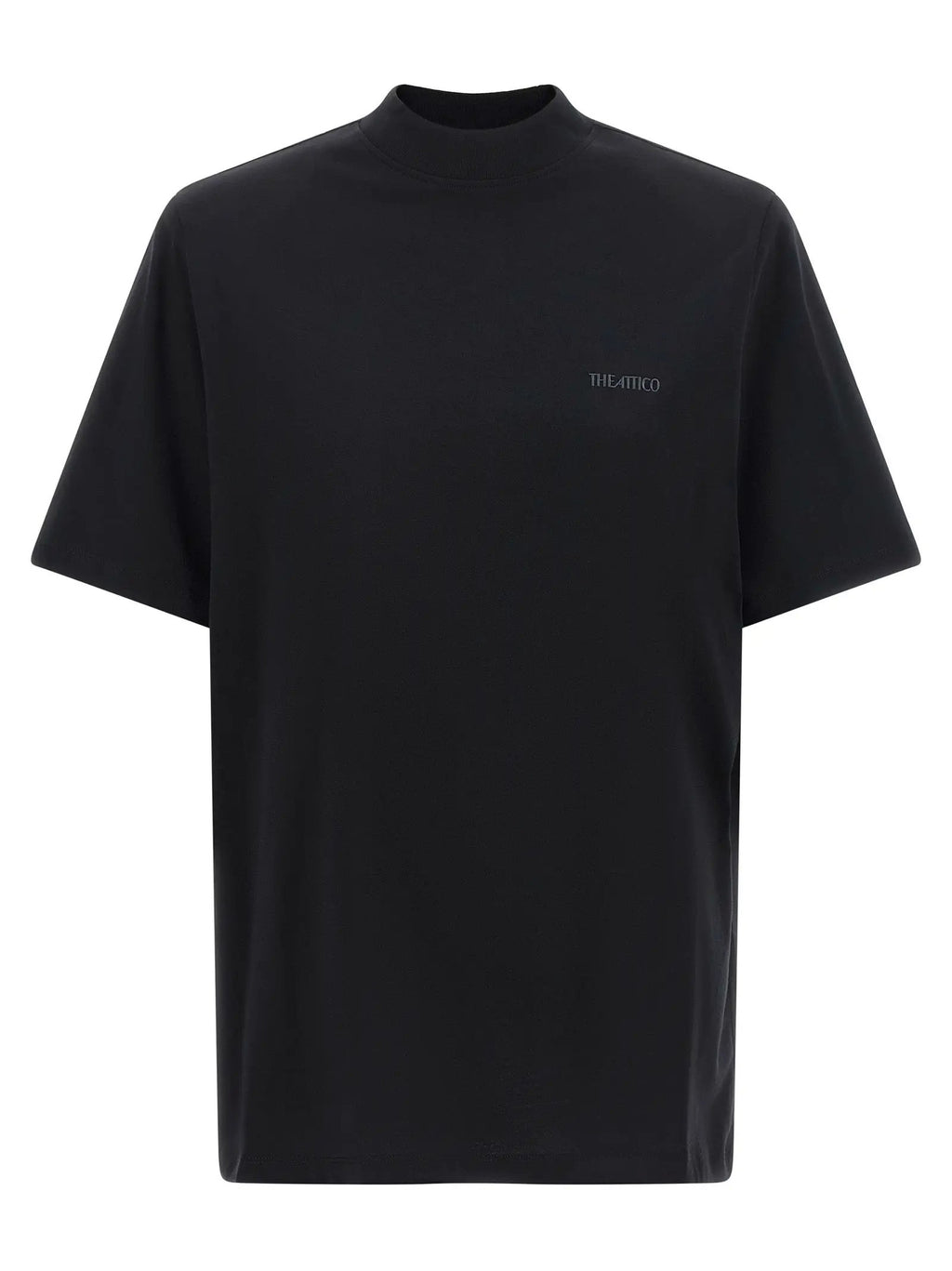 The Attico Black Cotton T-Shirt