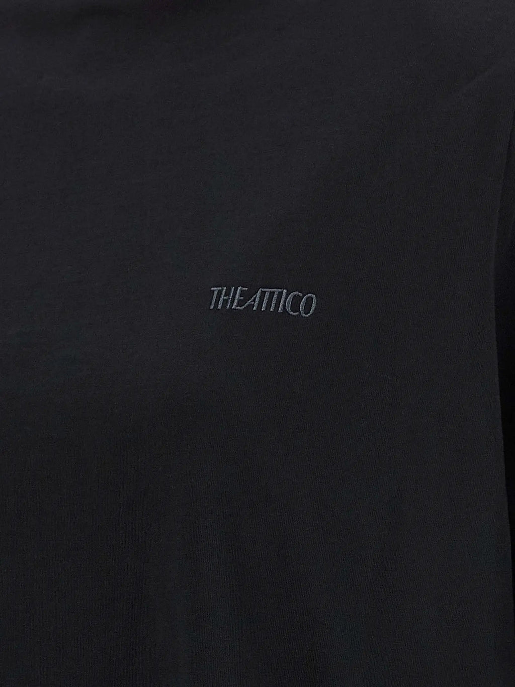The Attico Black Cotton T-Shirt