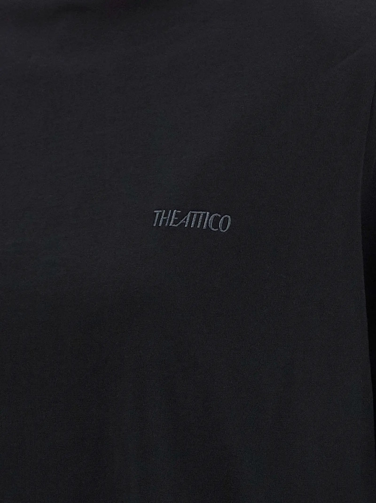 The Attico Black Cotton T-Shirt