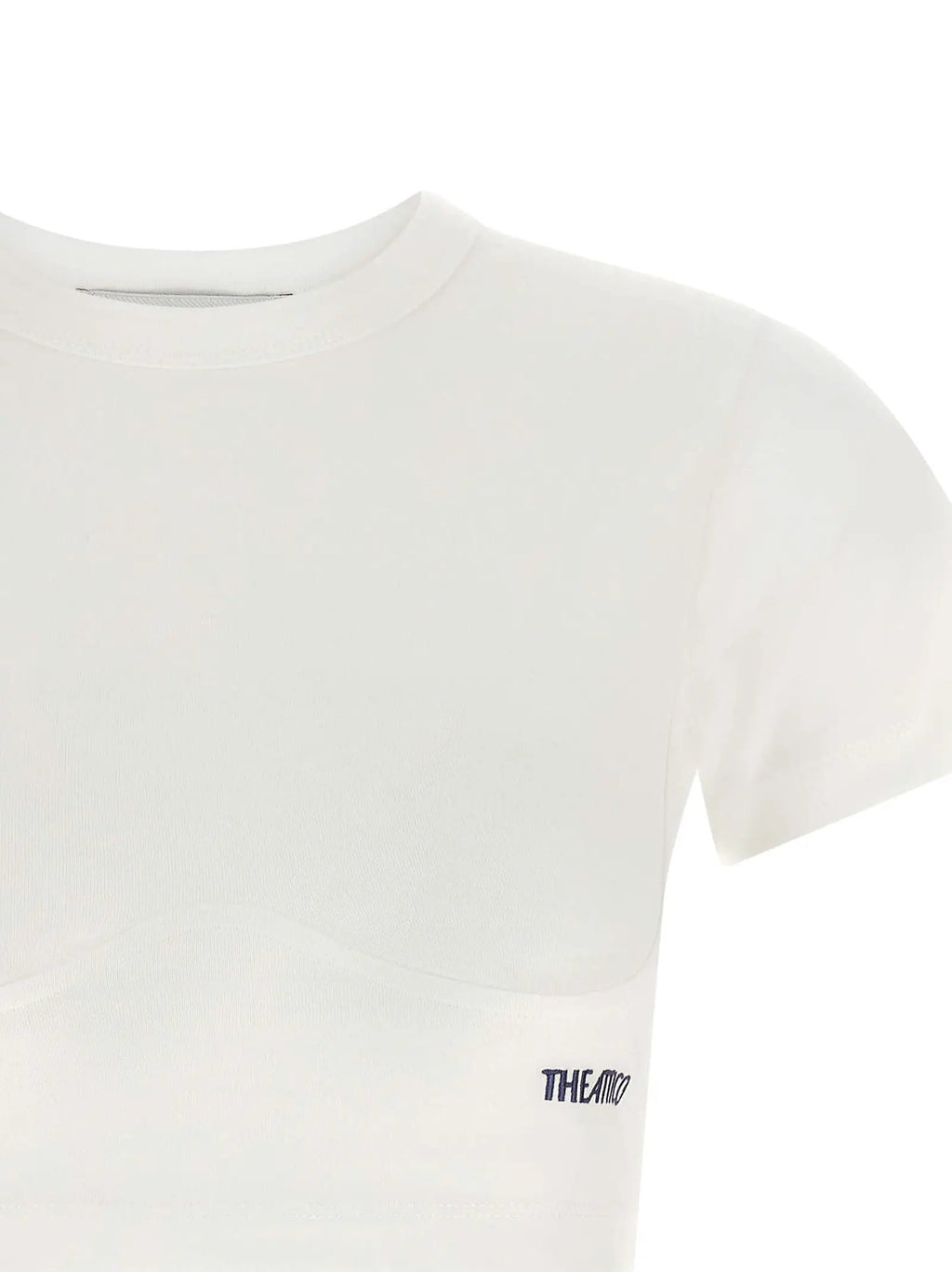 The Attico White Cotton T-Shirt