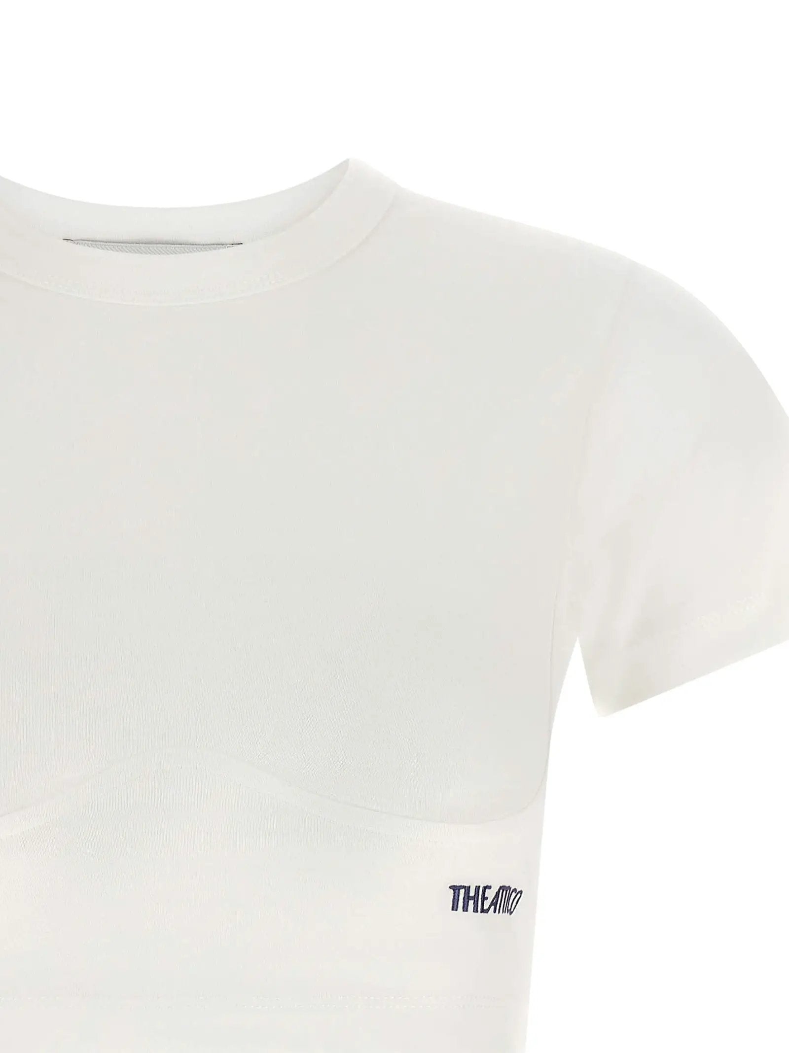 The Attico White Cotton T-Shirt