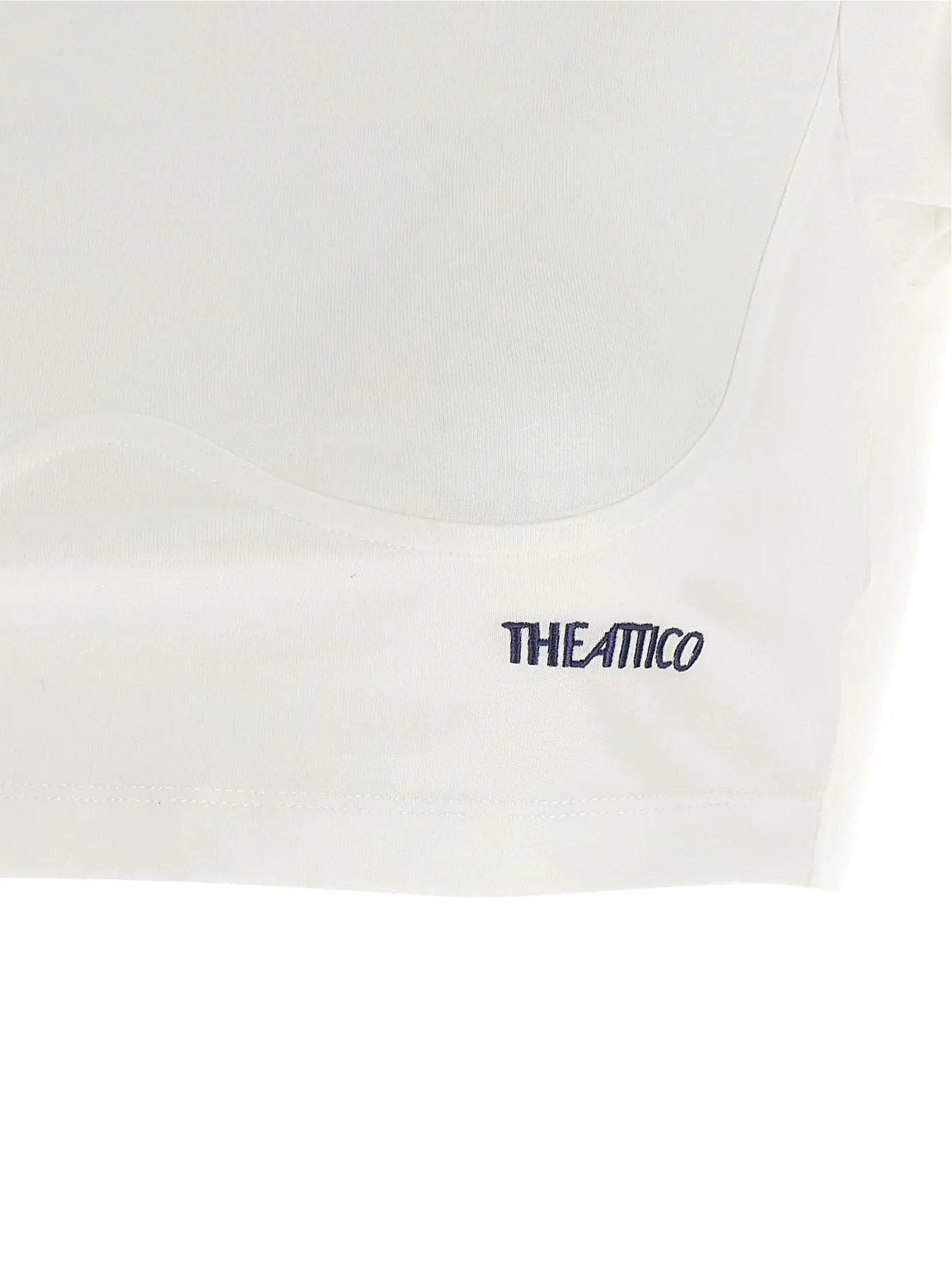 The Attico White Cotton T-Shirt