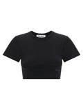 The Attico Black Cotton T-Shirt
