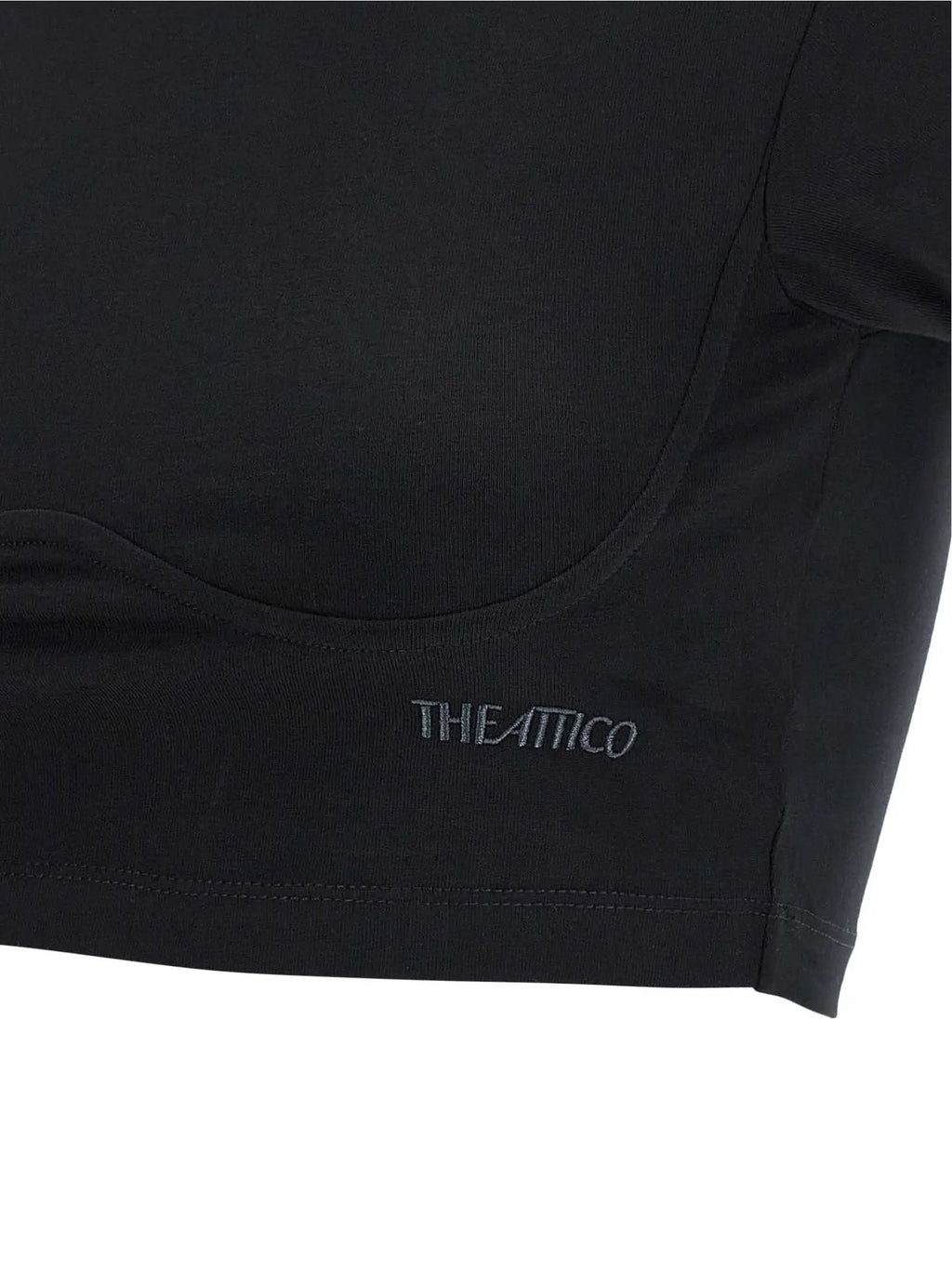The Attico Black Cotton T-Shirt