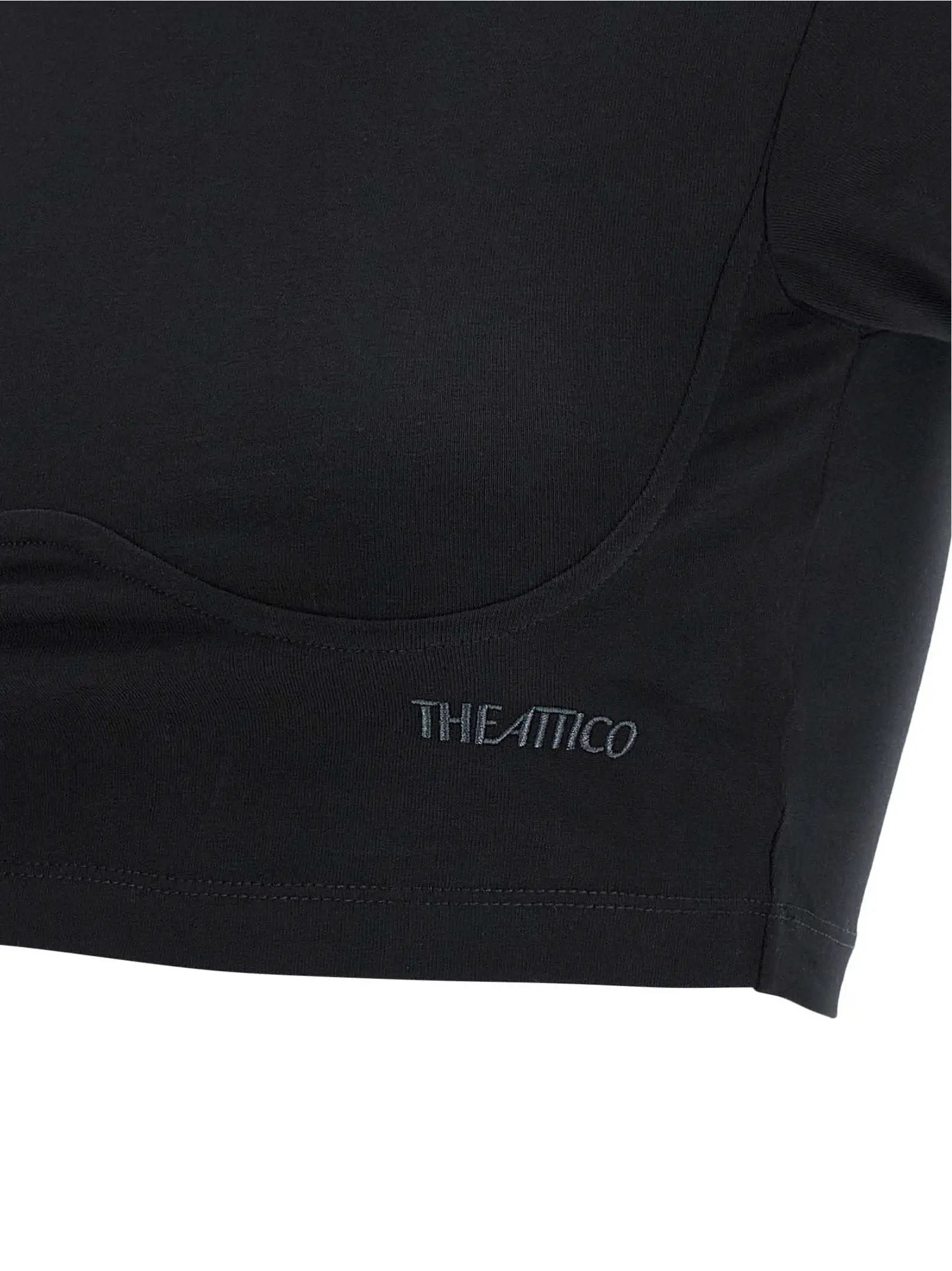 The Attico Black Cotton T-Shirt