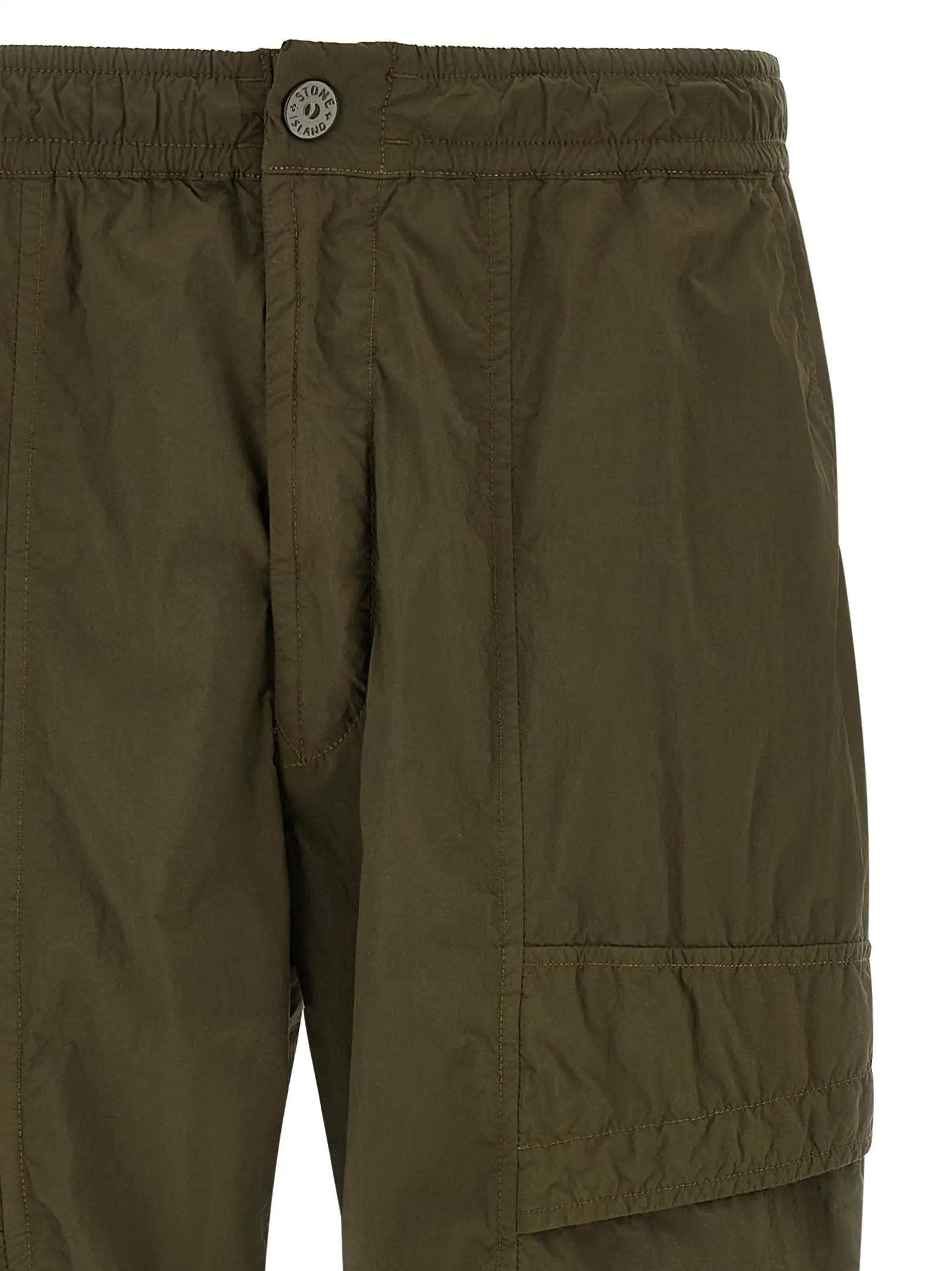 Stone Island Bicolor Polyamide Cargo Pants