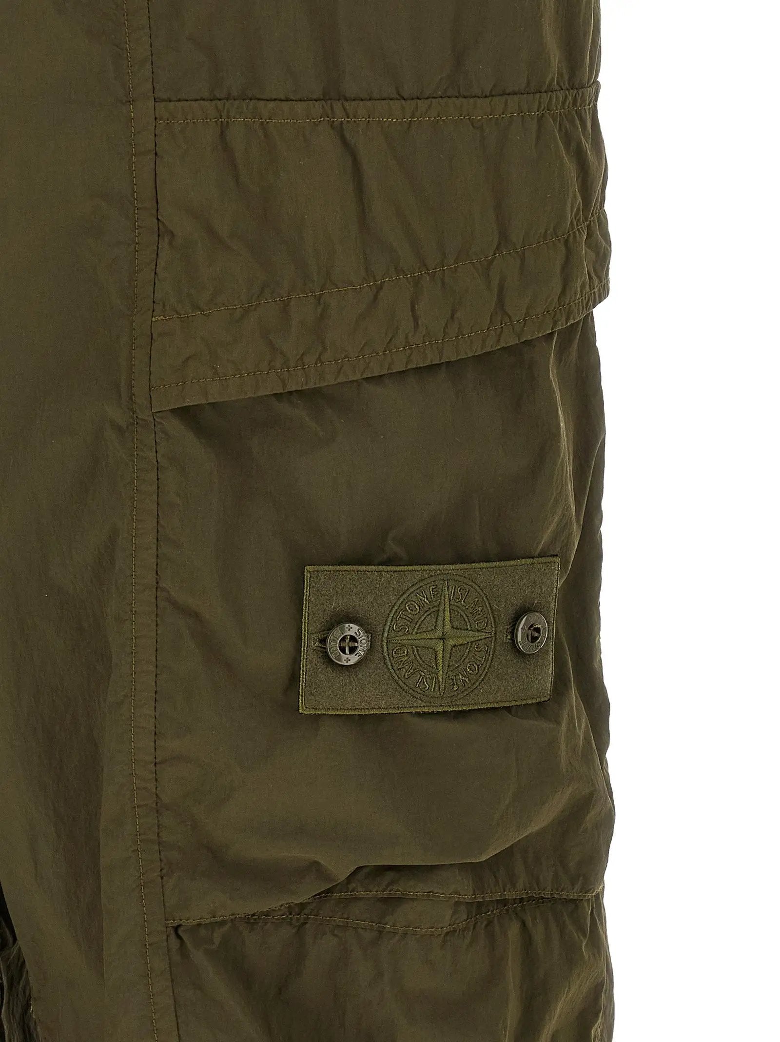 Stone Island Bicolor Polyamide Cargo Pants