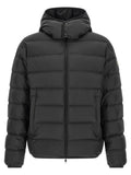 Moncler Black Polyester Full-Length Jacket