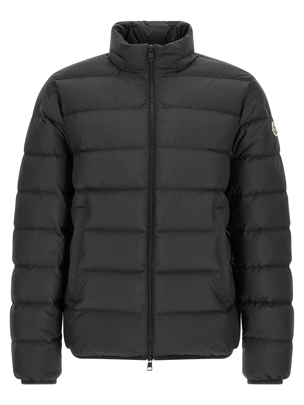 Moncler Black Polyester Full-Length Jacket