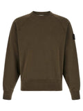 Stone Island Gray Cotton Sweatshirt