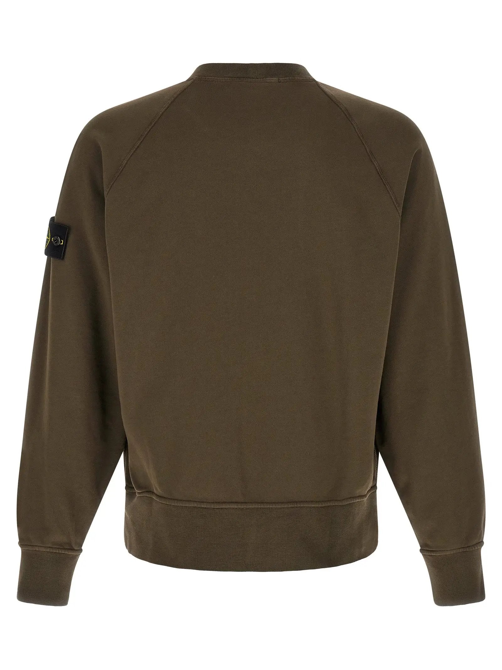 Stone Island Gray Cotton Sweatshirt