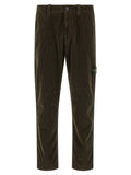 Stone Island Gray Cotton Casual Pants