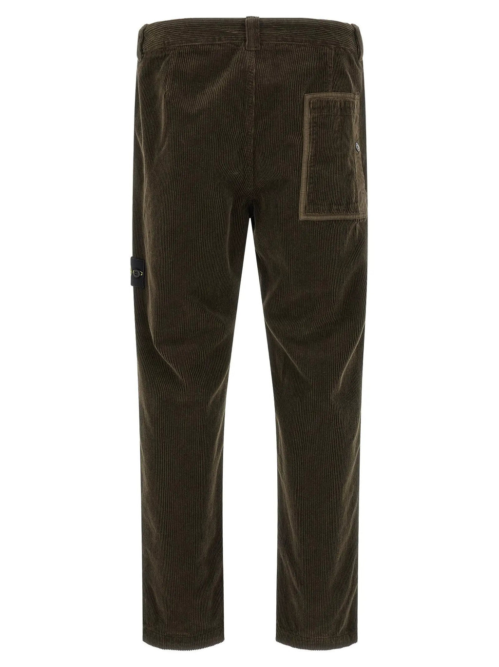 Stone Island Gray Cotton Casual Pants