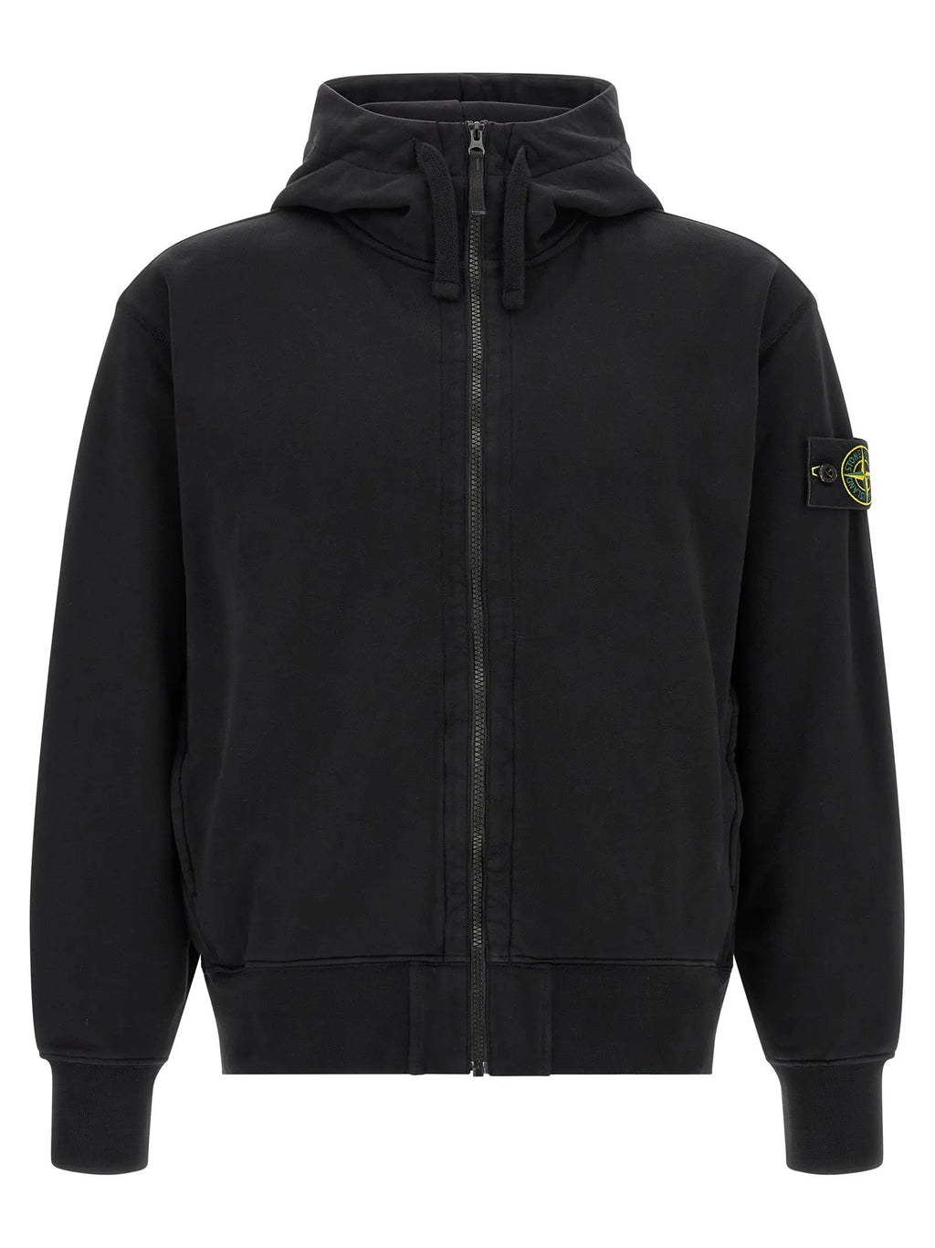 Stone Island Black Cotton Sweatshirt