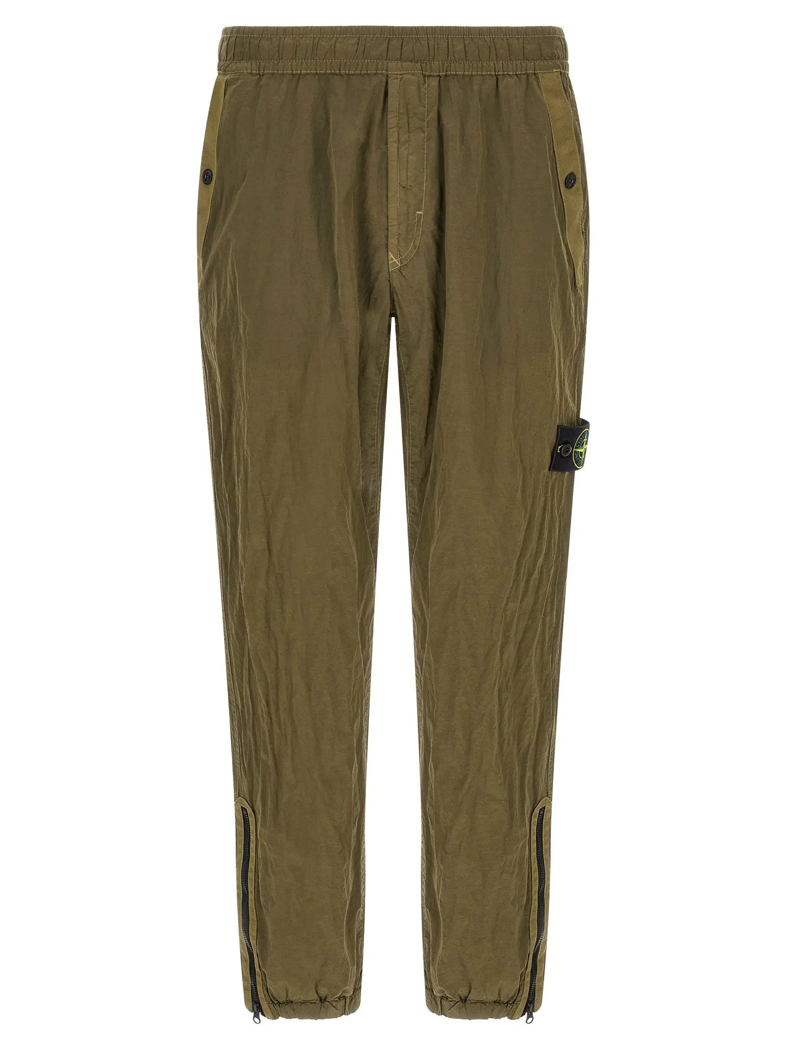 Stone Island Bicolor Polyamide Athletic Pants