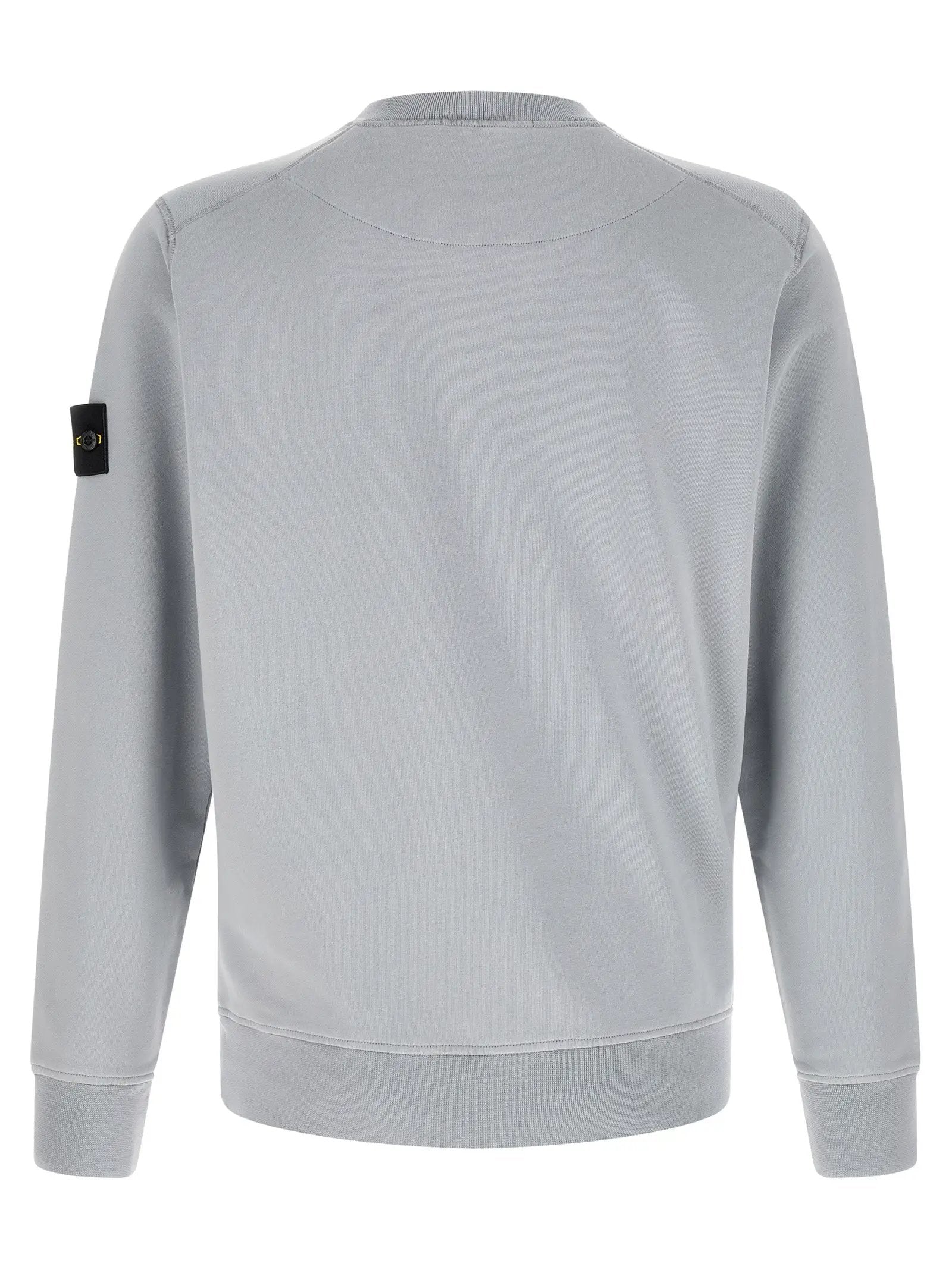 Stone Island Gray Cotton Sweatshirt