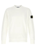 Stone Island White Cotton Sweatshirt