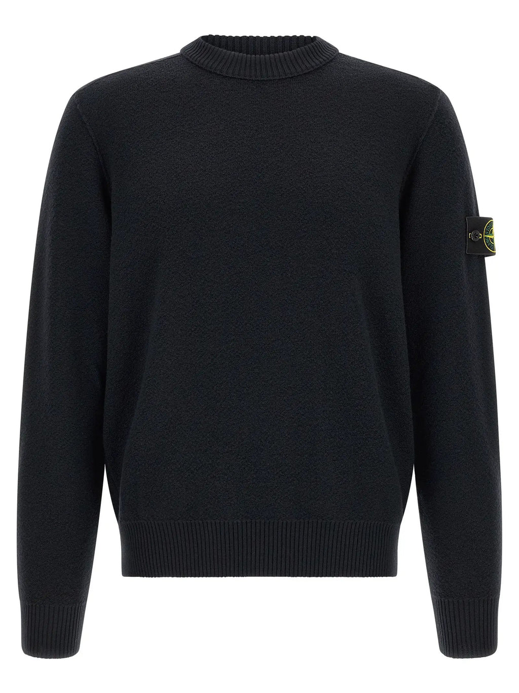 Stone Island Blue Virgin Wool Cardigan